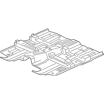 Acura 65100-TJB-305ZZ Floor Complete, Front