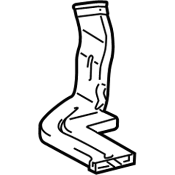 Lexus 87213-75020 Duct, Air, Rear NO.2
