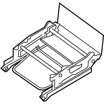 Nissan 87420-JA00A Dvice & Slide Assy-Front Seat Outer, RH