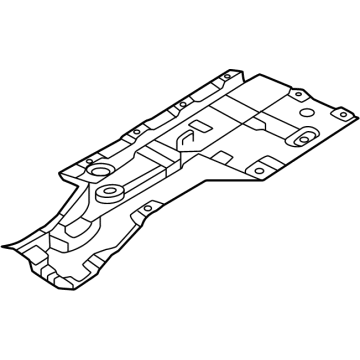 Mopar 68227432AB Shield-Floor Pan