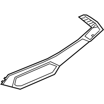 BMW 51-45-8-469-813 TRIM, I.PANEL, AL.CROSS FRON
