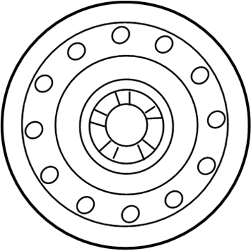 Hyundai 52910-2G451 Wheel Assembly-Steel