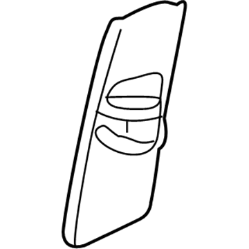 Lexus 73023-53020-A3 Plate Sub-Assy, Front Shoulder Belt Anchor, RH