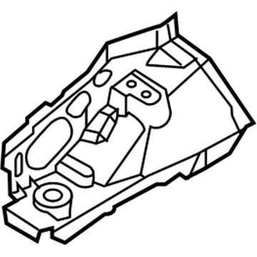 Nissan 64132-5M031 Hoodledge-Lower, Front RH