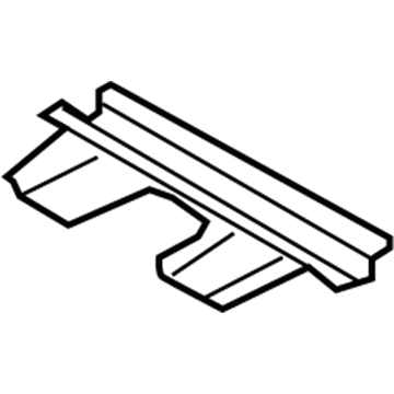 Lexus 57603-0E020 Member, Rear Floor Cross, Front