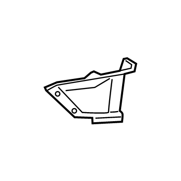 Hyundai 86573-B1800 Air Duct-Front Bumper, LH