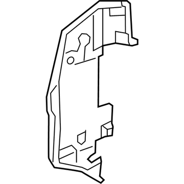 BMW 51-48-7-458-283 NOISE INSULATION, A-PILLAR L