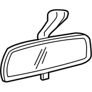 BMW 51-16-1-928-939 Interior-Mirror, Manual