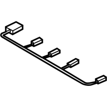 BMW 61-12-6-928-366 Set Of Cables, Rear Bumper