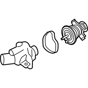 Ford 1S7Z-8575-AG Thermostat Housing