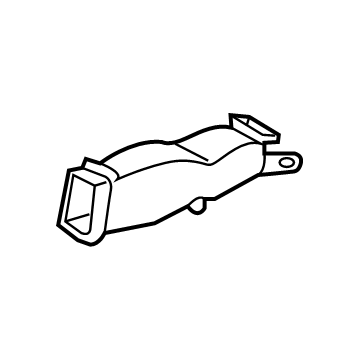 BMW 51-16-9-321-364 Air Duct For.Rear Passenger.Compartment Centre