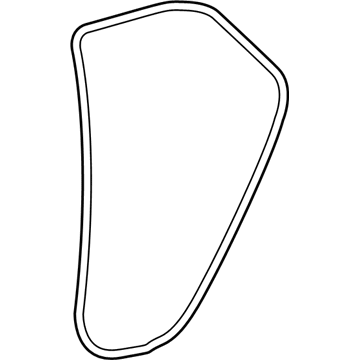 Lexus 62331-76040 WEATHERSTRIP, RR Doo
