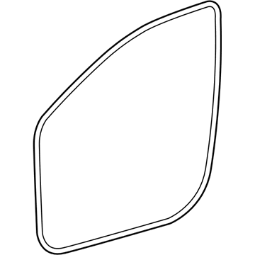 Lexus 62311-76020 WEATHERSTRIP, FR Doo