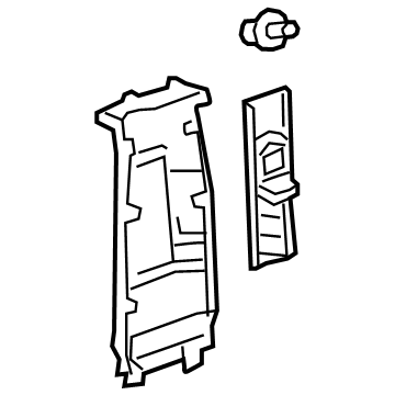 Lexus 62410-76020-C0 GARNISH Assembly, Ctr Pi