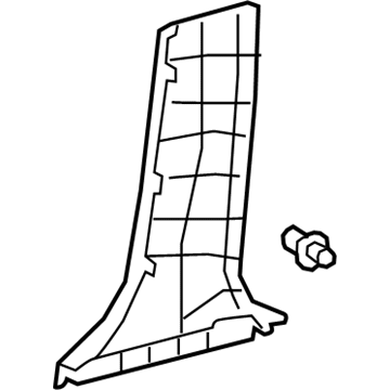 Lexus 62413-76070-C0 GARNISH, Ctr Pillar