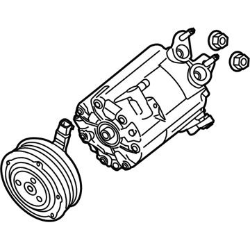 Ford GV6Z-19703-AD COMPRESSOR ASY