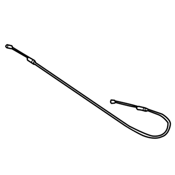 Lexus 72620-60010 Cable Assy, Rear NO.1 Seat Lock