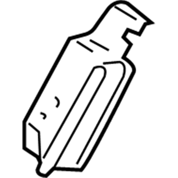 Lexus 73375-60050-C0 Cover, Rear Seat Shoulder Belt