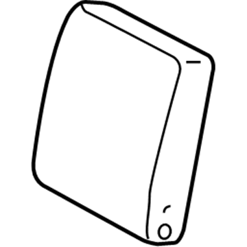 Lexus 72830-60231-A0 Rear No.1 Seat Armrest Assembly, Left