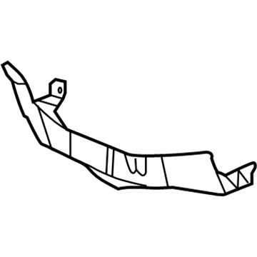 Honda 65750-TA0-A00ZZ Crossmember, RR. Floor