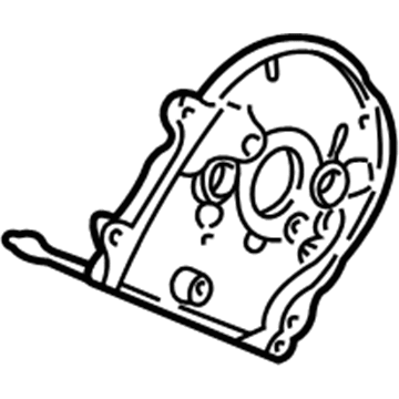 Honda 11860-P8A-A00 Plate Assembly, Front Timing Belt Back Cover