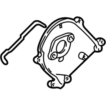 Acura 11870-P8A-A00 Plate Assembly, Rear Timing Belt Back Cover