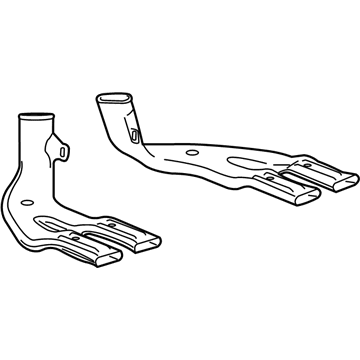 GM 22989237 Rear Duct