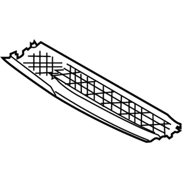 BMW 51-71-7-011-218 Air Duct, Radiator, Bottom