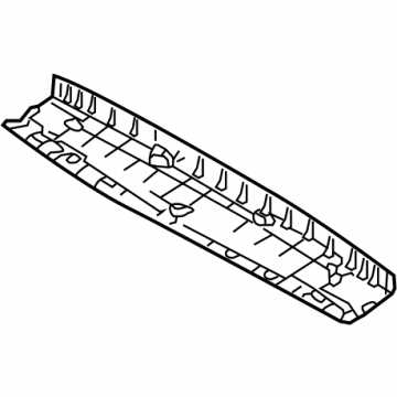 Hyundai 81720-CW000-NNB TRIM ASSY-TAIL GATE UPR