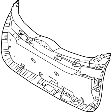 Hyundai 81710-CW000-NNB TRIM ASSY-TAIL GATE LWR