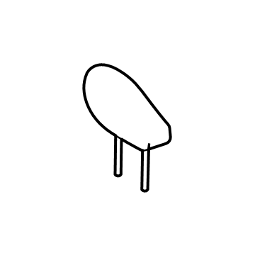 Toyota 71940-0E170-B0 Headrest