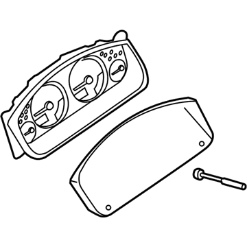 Nissan 24810-ZL80B Instrument Combination