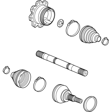 GM 87823585 SHAFT ASM-FRT WHL DRV HALF
