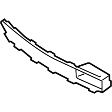 Infiniti 62278-JL10A FINISHER Front Bumper