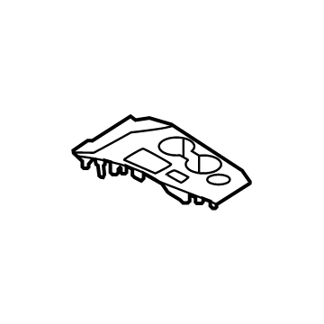 Nissan 96940-6RB2A FINISHER - Console Indicator