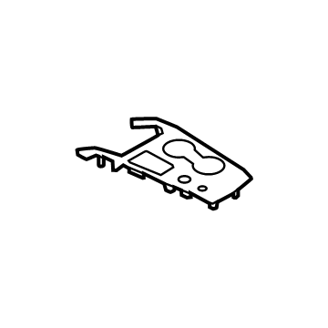 Nissan 96940-6RB0A FINISHER - Console Indicator