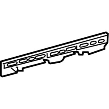 Lexus 76311-60010 Moulding, Front Door, Upper Center RH