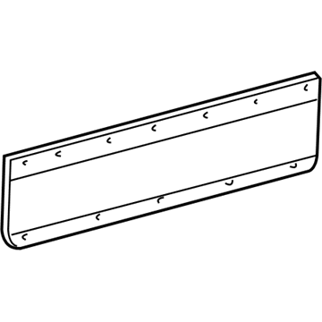 Lexus 75731-60170-A0 Moulding, Front Door, Outside RH
