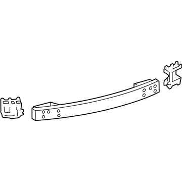 Lexus 52023-53030 Reinforcement Sub-Assy, Rear Bumper