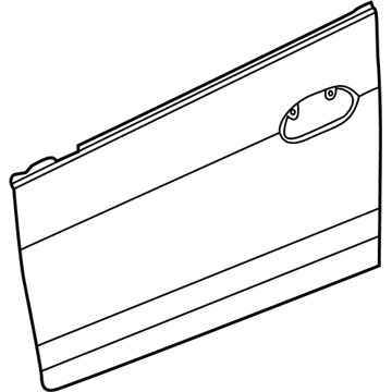 Honda 67111-TM8-A00ZZ Skin, R. FR. Door