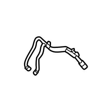 BMW 61-66-9-498-933 HOSE LINE