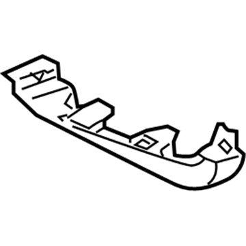 Nissan 96013-EA500 Air Spoiler Assy-Front, LH