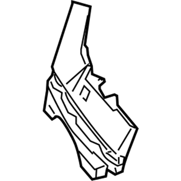Nissan 62222-ZS01A Bracket-Front Bumper Side, RH