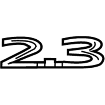 Ford EJ7Z-9942528-A Nameplate