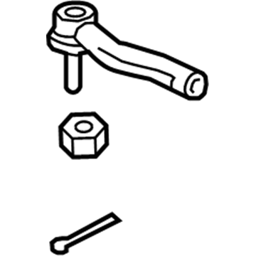 Lexus 45047-49195 End Set, Tie Rod, No