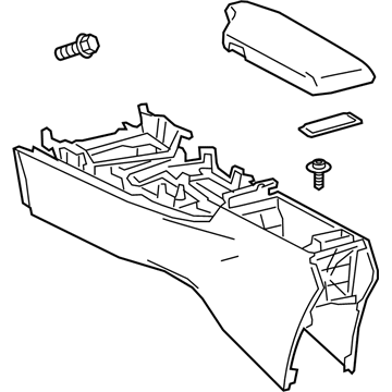 Lexus 58910-76041-N2 BOX ASSY, CONSOLE, R
