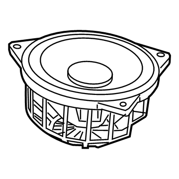 BMW 65-13-9-804-157 Mid-Range Speaker, Stereo/Hifi