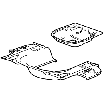 GM 22782450 Rear Floor Pan
