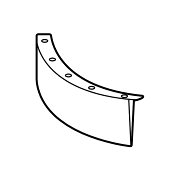 GM 86787033 DEFLECTOR KIT-FRT TIRE FRT AIR