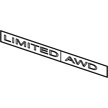 Hyundai 86340-3J040 Limited Emblem Awd